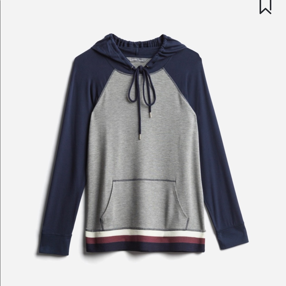 Market & Spruce knit hooded shirt